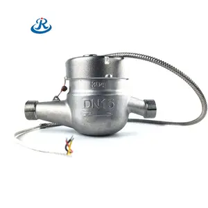 Fabricants de haute qualité DN15mm 304 compteur d'eau en acier inoxydable compteur d'eau de sortie d'impulsion