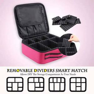 Free Sample <b>Makeup</b> Bag Travel Professional <b>Makeup</b> Train <b>Case</b> with Adjustable Strap <b>Makeup</b> Artist Box for Hair Curler Brush Set - Product Image 5