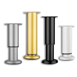 Furniture Leg Adjustable Height Heavy Duty Cold Rolled Steel Minimalist Design For Sofa Coffee Table Cabinet TV Stand - Product Image 2
