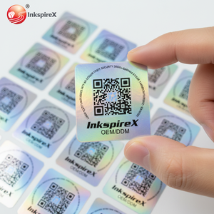 Pengiriman cepat keamanan yang sangat baik kode QR anti-pemalsuan stiker perekat ukuran khusus permukaan Glossy dikemas karton - Product Image 2