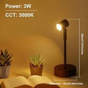 Wholesale USB Rechargeable 360 Degree Rotate Magnetic Wall Lamp Touch Control <b>LED</b> Mounted Reading <b>Light</b> for <b>Bedroom</b> - Product Image 2