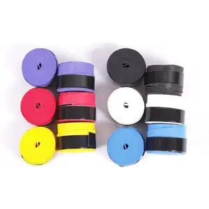 Bande antidérapante colorée personnalisable en PU pour poignées de guidon de vélo pour raquettes de badminton et de tennis