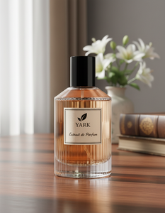 Flacon de parfum le plus vendu avec pompe pulvérisatrice 50ml 100ml, fond épais, simple, élégant, en verre rayé, flacon de parfum OEM - Product Image 4