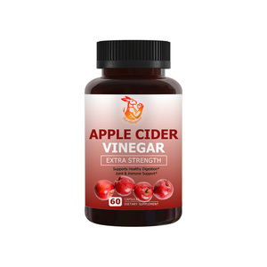 Capsules de vinaigre de cidre de pomme en marque privée OEM pour une digestion saine et un soutien immunitaire, capsules de suppléments de vitamine D3 et de zinc - Product Image 1