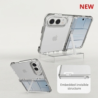 Nouvelle coque minimaliste en acrylique pour iPhone 18 Duo Ultra Fold, coque de protection transparente anti-traces de doigts pour téléphone portable