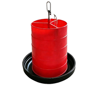 Mangeoires à poulet en plastique durables pour volailles de chair, capacité 15 kg, mangeoire à poulet suspendue, mangeoire à poulet automatique à vendre
