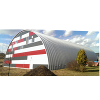 Maison préfabriquée maison en acier Quonset Hut Kits et arche bâtiment en acier Quonset toit en métal