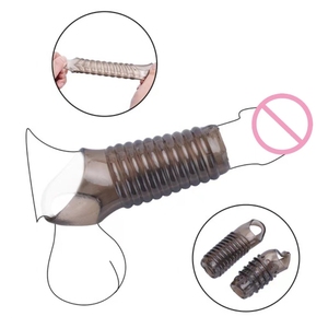 Silikon-Hülle Wiederverwendbares Kondom Penisring für Männer - Product Image 1