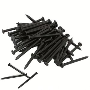 Clous de toiture galvanisés de haute qualité à tige lisse et tête parapluie pour les projets de construction de toitures - Product Image 1