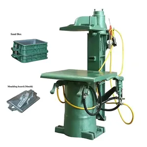 Linha de produção da máquina de moldagem de areia verde para fundição de pastilhas de freio de bombas de incêndio, máquina de moldagem por compressão para ferro fundido e aço