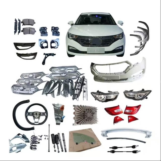 Car Spare Part One Stop Service Auto Lighting System Bumper Automobile Body Cover Parts Car Wheel Hub All for Faw Bestune