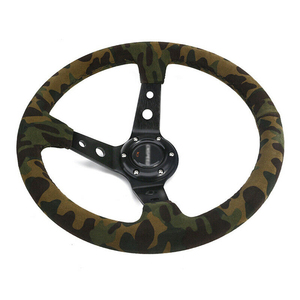 Volante personalizzato camoscio in PVC camoscio per Audi mitMitsubishi - Product Image 4