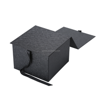 Boîte cadeau magnétique personnalisable et durable avec impression dorée et offset, en carton, pour mariage et bijoux
