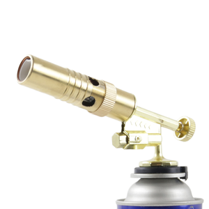 <span class=keywords><strong>Chalumeau</strong></span> à gaz butane <span class=keywords><strong>professionnel</strong></span> en laiton, torche <span class=keywords><strong>de</strong></span> cuisson à flamme réglable pour chef, soudage, barbecue, camping - Product Image 3