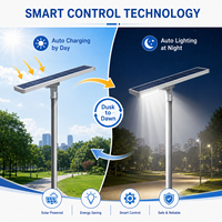 Lampadaire LED intelligent IP66 alimenté par énergie solaire/CA/batterie/CC avec caméra intégrée pour la sécurité routière, garantie 5 ans
