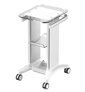 Carrito de 4 Ruedas con Diseño Moderno y 2 Estantes para Dispositivos Estéticos de Salón y Spa, Máquina de Belleza RF y Cavitación para Hotel - Product Image 2