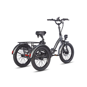 Tricycle à 3 roues F20, moteur de moyeu arrière, batterie lithium, 7 vitesses, cadre en aluminium, porte-bagages arrière 48V - Product Image 2