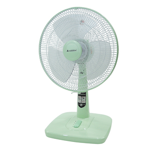 Ventilador de Mesa Eléctrico de 16 Pulgadas en Verde, Altura Ajustable, Oscilante, Enfriador de Aire, Control Remoto, Ventilador de Piso Portátil para el Hogar - Product Image 1
