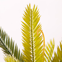 35CM Mini Cycas Palm Künstliche Topf Bäume Sago Palm Künstliche Pflanzen Bonsai Bäume für Haus Dekoration