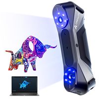 Escáner 3D Creality Raptor de Escaneo Rápido, Dispositivo Inalámbrico Ligero para Diseño Automotriz, Arte, Escultura y Modelado