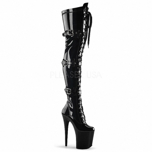 New Tacones Mujer Talons Chaussures Femmes 20cm Mature Sexy Women Thigh High <b>Heel</b> Shoes Over the Knee Boots for Ladies - Product Image 3