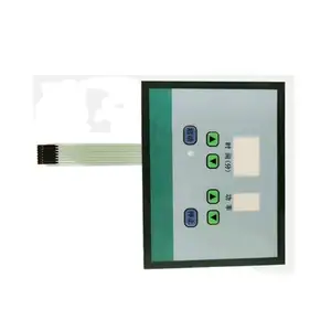 Fabricante de Shenzhen Interruptor de panel INDUSTRIAL de teclado de lámina de membrana frontal personalizado