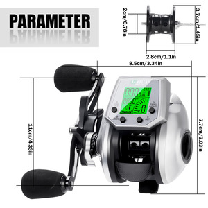 <span class=keywords><strong>Moulinet</strong></span> de pêche numérique haute technologie à écran intelligent, alerte sonore et comptage précis, idéal pour la pêche au <span class=keywords><strong>leurre</strong></span> et la pêche en mer - Vente chaude - Product Image 2