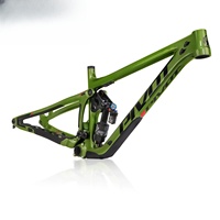 Vélo de montagne avec cadre en fibre de carbone T1000 à suspension souple et amortisseur FOX X2