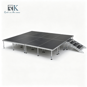 Scène d'événement populaire de haute qualité, plateforme de scène facile à installer, pieds de scène réglables - Product Image 1
