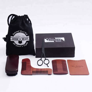 Nouveaux kits <span class=keywords><strong>de</strong></span> toilettage pour hommes baume à <span class=keywords><strong>barbe</strong></span> et ciseaux à huile faits à la main <span class=keywords><strong>peigne</strong></span> en bois et ensemble <span class=keywords><strong>de</strong></span> brosses à <span class=keywords><strong>barbe</strong></span> en poils <span class=keywords><strong>de</strong></span> <span class=keywords><strong>sanglier</strong></span> naturels - Product Image 6