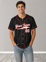 Usine source OEM ODM, maillot de baseball personnalisé 100% polyester par sublimation, uniforme sportif respirant à boutons