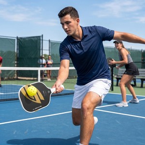 Raquette de pickleball Boomstick T700 en fibre de carbone, noyau en mousse intégrale de 16 mm entièrement entouré d'EVA, approuvée USAPA, légère <span class=keywords><strong>pour</strong></span> un contrôle maximal de la rotation - Product Image 4
