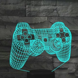 Customized 3D Game Room Desktop Lamp Game Console Icon LED Bedside Night <b>Light</b> - Product Image 6