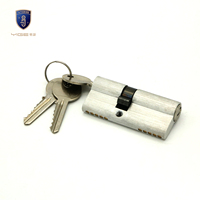 Vente en gros - Cylindre de serrure en aluminium de 70 mm avec noyau en zinc et clé maîtresse pour la sécurité des meubles de salle de bain - Fournitures de quincaillerie