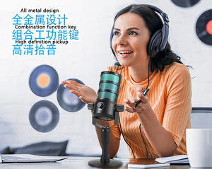 Kit de micrófono de condensador con sistema de procesamiento de audio DSP y uso en interfaz de audio para grabación - Product Image 5