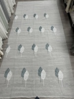Voile européen Floral Luxe Broderie Voilage Rideau Tissu pour le Salon Textile Maison Broderie Tulle Fenêtre Tissu