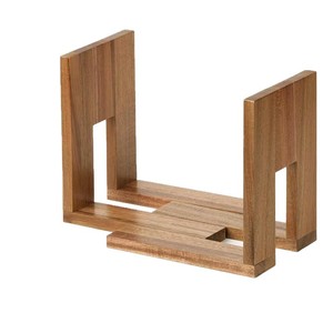 Wooden <b>Record</b> <b>Rack</b> Solid Wood Desktop Storage Organizer For Vinyl Display And Cd Storage - Product Image 5