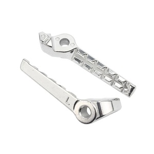 Repose-pieds en métal avec trous et rainures pour moto Kawasaki KLX250 - Modèle Zuqing (paire) - Product Image 2