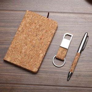 Ensemble cadeau d'affaires personnalisé avec logo, ensemble cadeau de bureau en gros de 3 pièces avec carnet, stylo en métal et porte-clés - Product Image 5