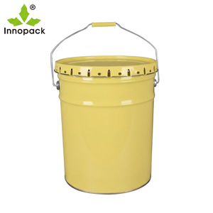 Seaux en métal ronds vides de 5 gallons, 19L, 20L, 25L pour produits chimiques, peinture, essence, encre - Product Image 3