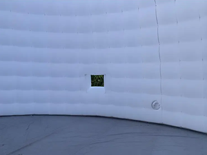 <span class=keywords><strong>Tente</strong></span> Igloo <span class=keywords><strong>gonflable</strong></span> blanche, tissu Oxford, avec entrée Tunnel, publicité, dôme Led, blanche - Product Image 5