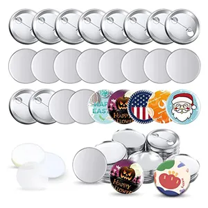 Sublimation Blank Button with Self-Adhesive Pin