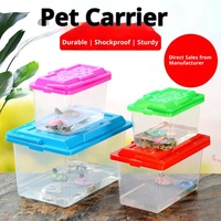 Fabricant en gros de petits et moyens aquariums portables fermés transparents, aquariums pour tortues, boîtes pour animaux de compagnie, boîtes d'élevage de reptiles