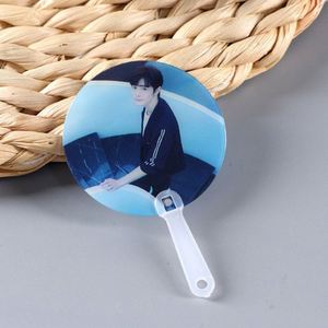 พัดพลาสติก PVC แบบใส ขนาด 5*5 ซม. พิมพ์ลายตามสั่ง เป็นมิตรกับสิ่งแวดล้อม สำหรับแฟนคลับ Kpop - Product Image 3