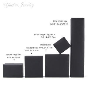 थोक कस्टम लोगो मुद्रित चमड़े की लक्जरी भंडारण मखमली आंतरिक कार्ड हार कंगन अंगूठी गहने पैकेजिंग बॉक्स सेट - Product Image 6