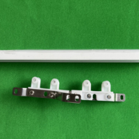 Accessoires pour rideaux à vagues, ruban pour rideaux à plis ondulés, glissière pour rail de rideau, ruban pour rideaux transparents, glissière reliée pour rideaux