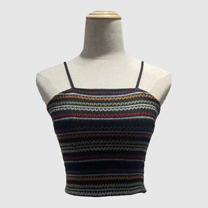 D1210TD05 chaud à la mode doux Sexy bretelles Spaghetti recadrée dos nu femmes <span class=keywords><strong>pull</strong></span> hauts Sehe mode - Product Image 1