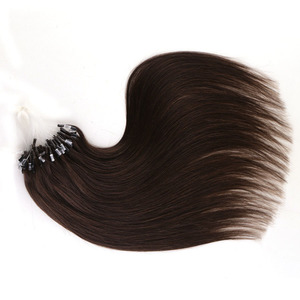 Extensions de cheveux humains Remy chinois 100 % naturels, à micro-anneaux, double épaisseur, doux, sans perte, couleur claire, lisses naturels, vente en gros. - Product Image 6