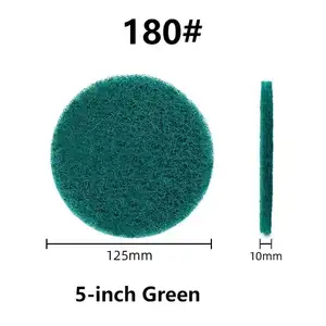 Tampone abrasivo industriale rotondo e quadrato in Nylon verde abrasivo per lucidatura in acciaio inossidabile