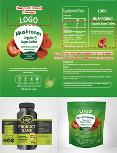 Sức khỏe cà phê OEM Đông Trùng Hạ Thảo Militaris Reishi Chaga sư tử của bờm nấm chiết xuất <span class=keywords><strong>5</strong></span> in1instant nấm cà phê - Product Image 3